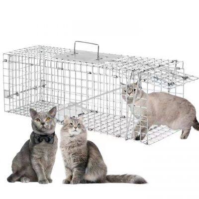 Humane Live Animal Cage Trap Kit for Humane Catch Release Rodent Small Cat, Rabbits, Squirrel, Opossum, Squire, Raccoon