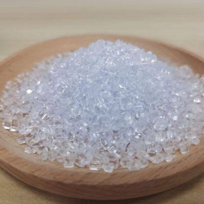 Bonnes propriétés d'impact, retardateur de flamme, matière première transparente, granulés de résine de polycarbonate