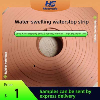 Factory putty-type water-swelling waterstop strip, construction joint waterproof sealing strip, rubber strip