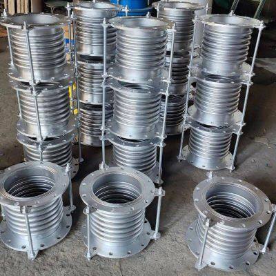 304 corrugated compensator, lined with ptfe metal expansion joint, small axial thrust, light weight