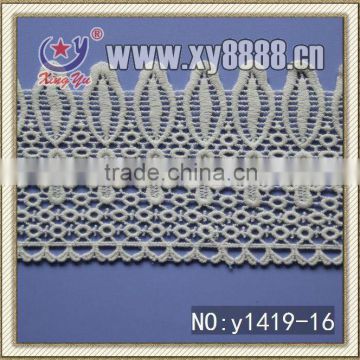 White Cotton Venice Lace chinese Embroidery factory