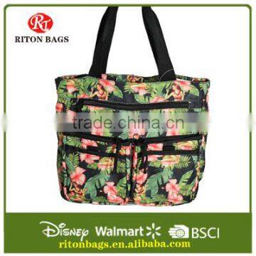 New Products Canvas With Printed Pattern Ladies Handing Bag Quality Choice