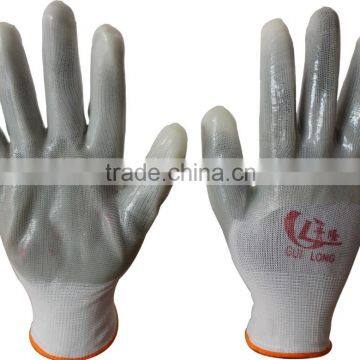 cheapest price pvc dipping safety gloves with 13 gauge polyester