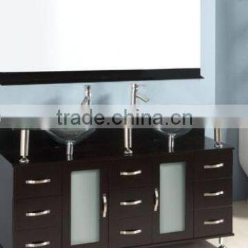 The latest design waterproof wooden bathroom vanity cabinet (YSG-133)