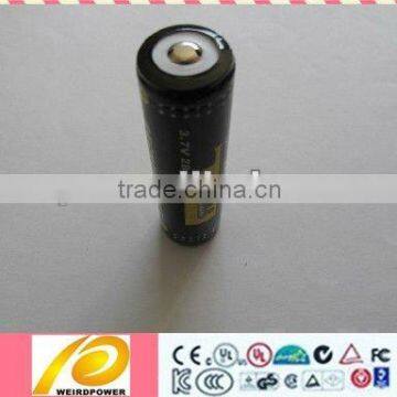 Rechargeable battery for flashlight