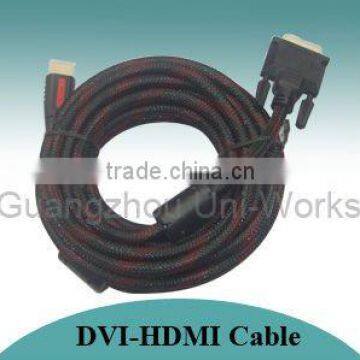 5m High speed dvi to hdmi cable