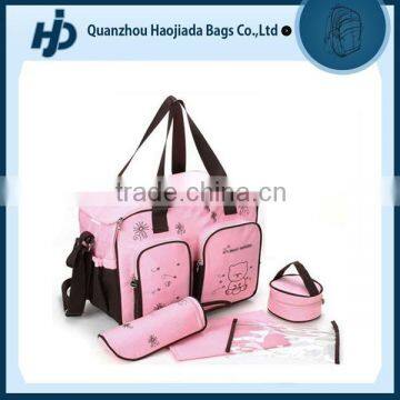 China supplier 2015 best mummy travel baby bag set