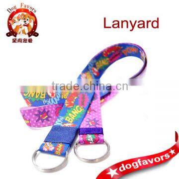 2014 hot popular Custom Promotion vintage superhero lanyardwith Any Logo Imprint