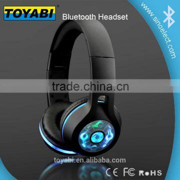 New Style LED Light Surround Stereo Bluetooth Headset with Audio-in Cable