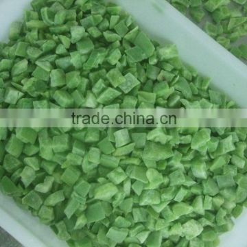 2016 hot sale IQF frozen green pepper dice