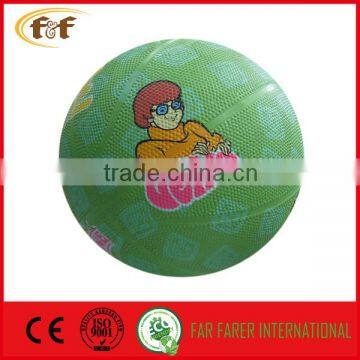 size 5 customized top quality rubber basketball