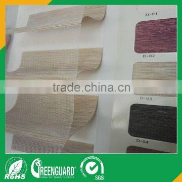 Good qulity double layer ready-made plain shangri-la blind parts,printed shangri-la blinds