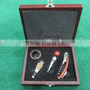 hot sell wine tool set with wooden box