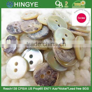 Sedex Audited Factory 2 Pillar akoya Shell Button, agoya shell button