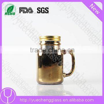Glass food storage container copper mason jar beer mugs