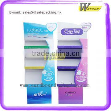 Supermarket Promotion Corrugated Floor Stand Paper Shelf Display photo-2