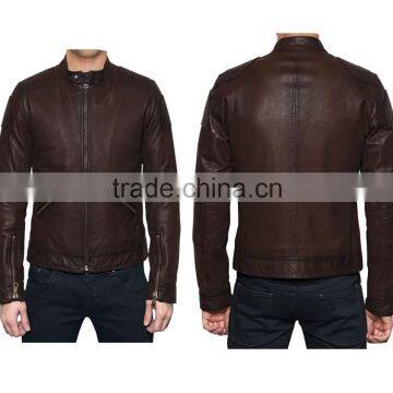 VINTAGE INSPIRED MENS BIKER JACKET photo-3