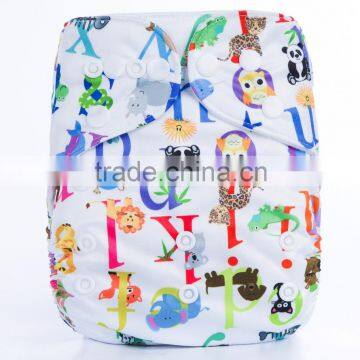 Wholesale Printed AIO Anti Leak Natural Bulk Cloth Diapers