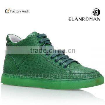 New style men high top sneakers genuine leather sneakers cheap wholesale sneakers