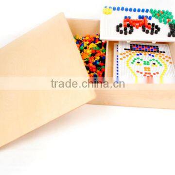 Hot Selling Wooden Beads Sets OEM High Quality Teaching Sets Toys Educational Beads Set Teaching Toys MDD-1017 photo-2
