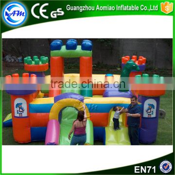 Cheap commercial obstacle playground inflatable arena for kids