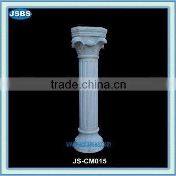 white decorative garden stone column