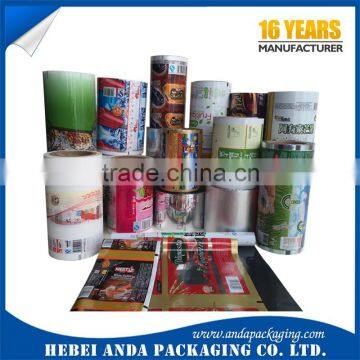 Flexible Food Packaging Film/Laminated Aluminum Foil packaging film roll