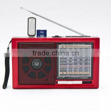 New USB SD Torch Light AM/FM/SW 11 Brand USB SD Portable Multiband Radio