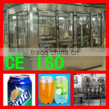 Complete can filling line for carbonated soft drink /juice