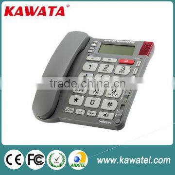 Kawata big letters old people caller id telephone set