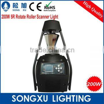 200w 5r Beam Scanner Light Rotate Roller Light for dj Party Club photo-2