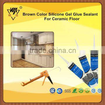 Brown Color Silicone Gel Glue Sealant For Ceramic Floor