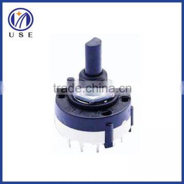 26mm 6 position rotary electric household switch