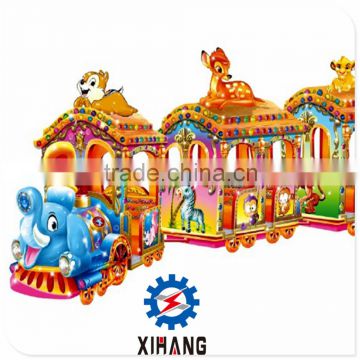 Rotating Amusement Park Self-control Elephant Track Train Rides For Sale