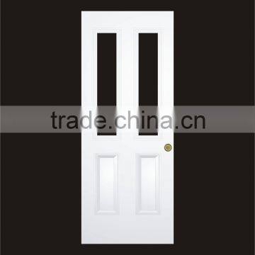 steel pre cut out door with wooden edge,metal cut out door