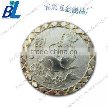 3D Embossed Zinc Alloy Antique Coin photo-3