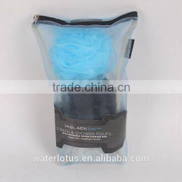 china wholesale market Nylon mesh sponge bath ball flower shower gloves