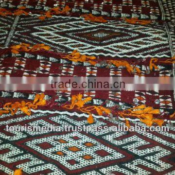 Vintage moroccan berber Hand woven Kilim rug 347cm x 195cm