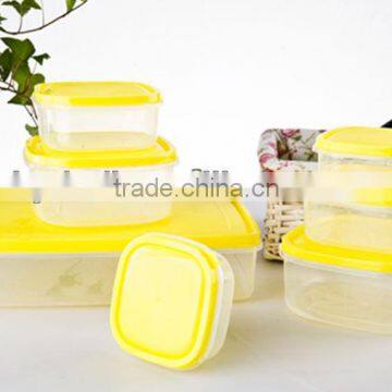 14pcs plastic kitchen plastic food storage container set