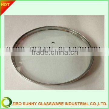 G type Round tempered glass pot cover