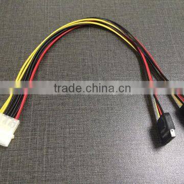Serial ATA/ SATA 7pin*2 to 4pinpower Cable photo-3