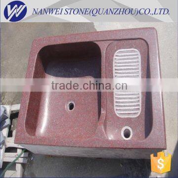 Indian Red Great Polished Clothes Deep Basins Sales in China Factory Trade Assurance Supplier Stone Owner photo-4
