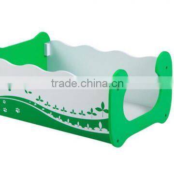 Luxury Top Quality New Design Solid Wooden Dog Bed Handmade Dog Bed Wooden Pet Cat Bed photo-2