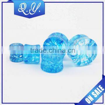Fashion Quartz Stone Body Piercing Jewelry, Ear Plugs and Tunnels