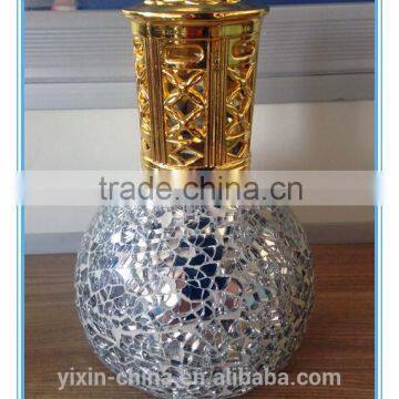 Aromatherapy Fragrance Lamp5/Oil lamp with wick/Mosaic glass oil burner/Home decoration