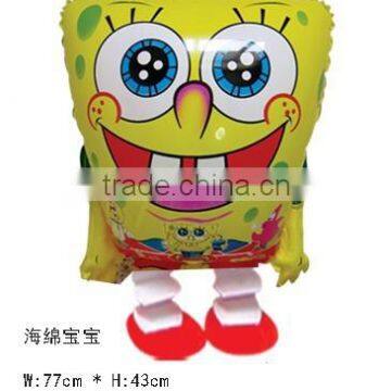 Hot sale Spongebob walking pet balloon , air walking pet balloon, Helium pet balloon for party/Child Gift