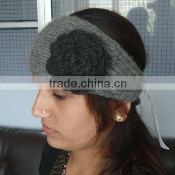 SHWC140 woolen headband with side flower price 140rs $1.64