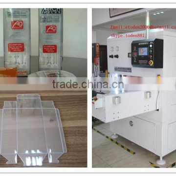 plastic box crease and die cut machine