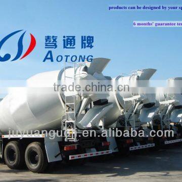 8 cubic meters concrete mixer truck semi trailer