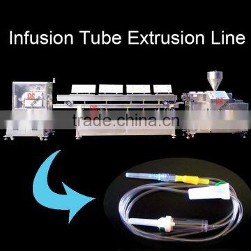 High efficiency medical infusion tube production line